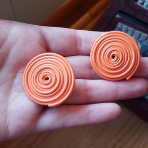 Telephone recycled earrings junk party brand